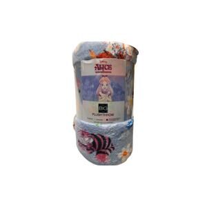 The Big One Disney Alice in Wonderland Oversized Plush Throw Blanket 5x6 NEW